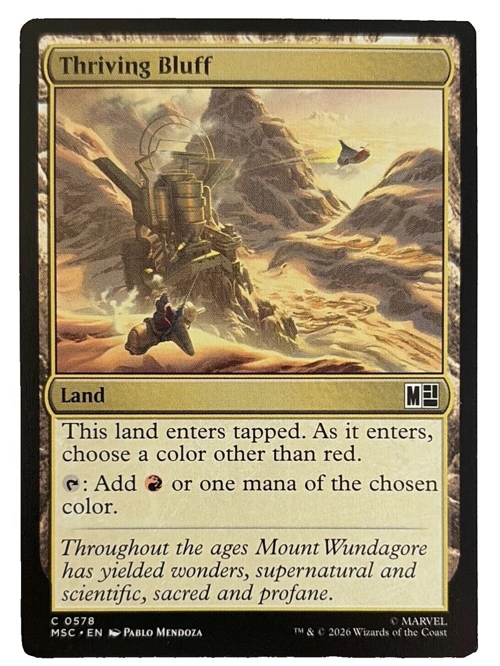 Thriving Bluff Commander: Marvel Super Heroes Regular